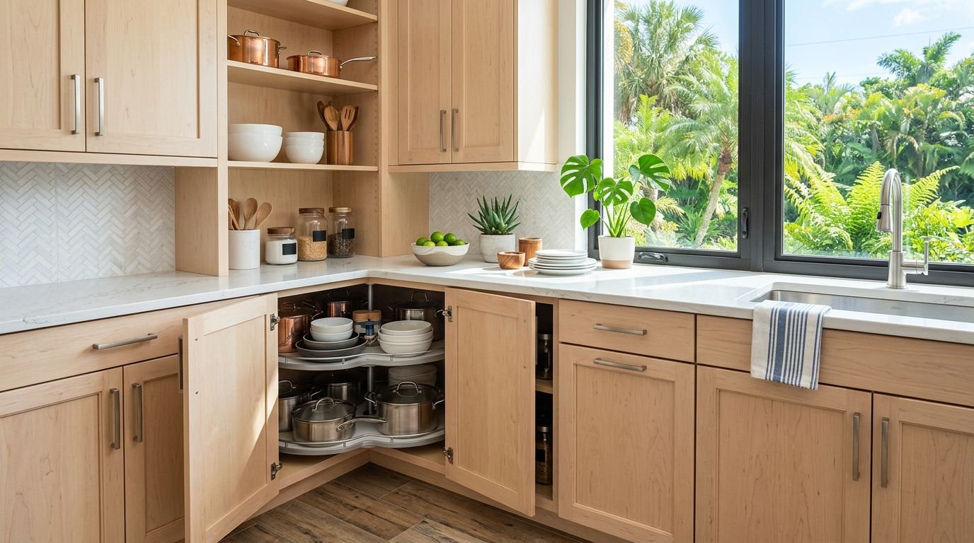 Best Corner Kitchen Cabinets in Fort Myers | Cabinet Design