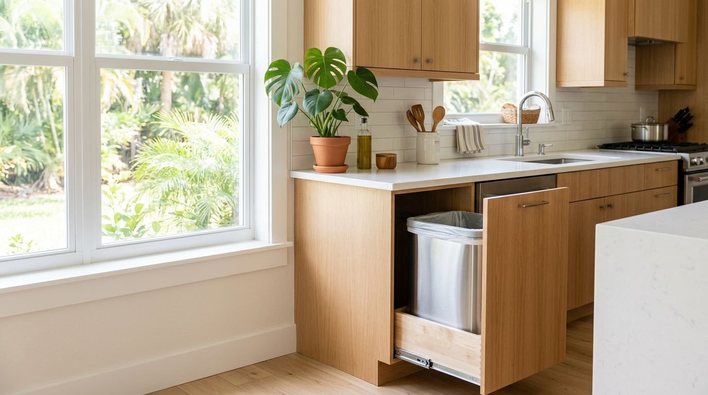 Best Pull-Out Trash Cabinets: Fort Myers Cabinet Design Guide