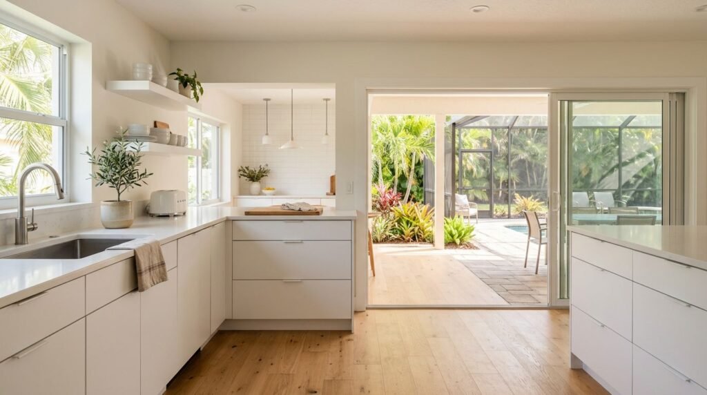 How to Plan Cabinets Around Fort Myers Kitchen Doorways