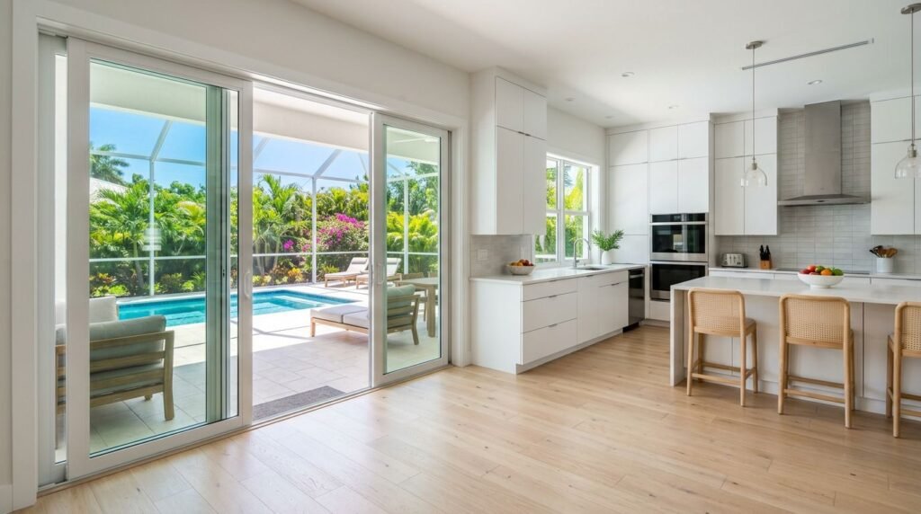 How to Plan Cabinets Around Fort Myers Kitchen Sliders