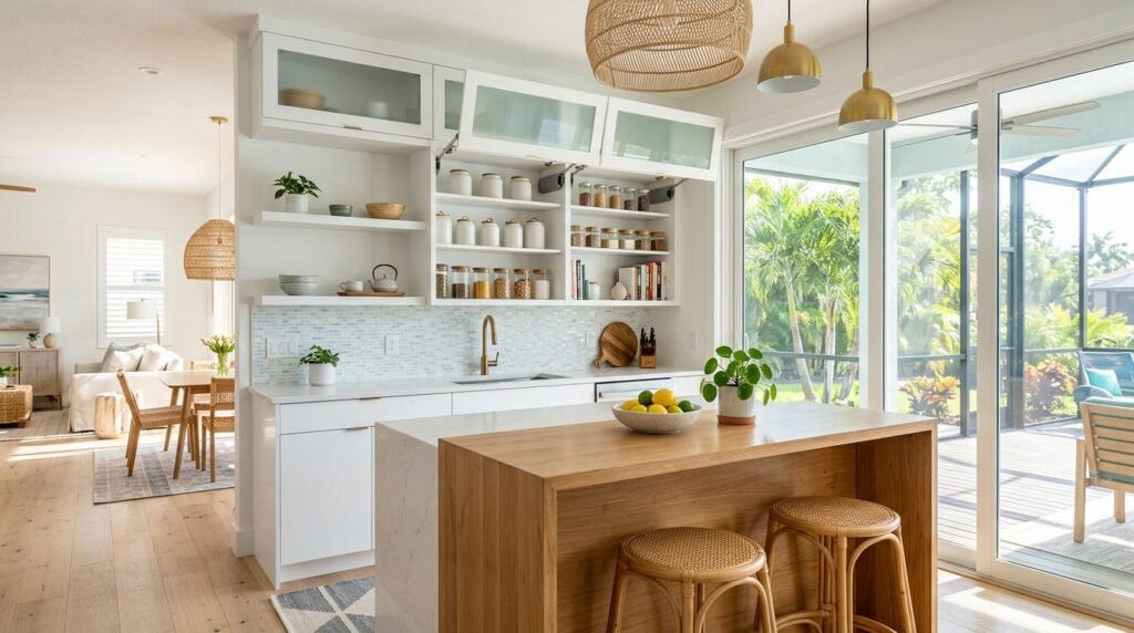 Lift-Up Wall Cabinet Ideas for Fort Myers Kitchens