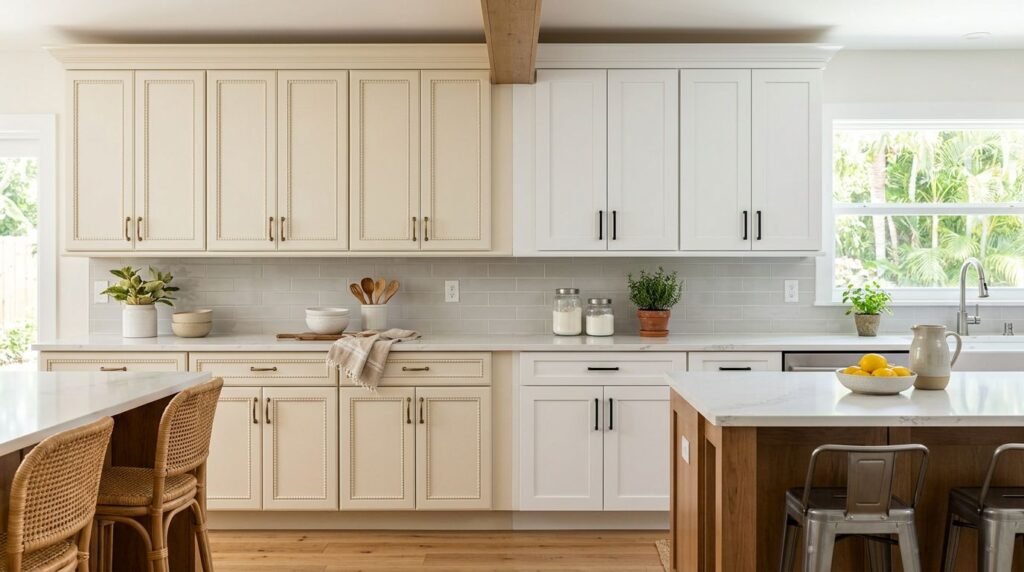 Beaded vs Flat Shaker Cabinets for Fort Myers Kitchens