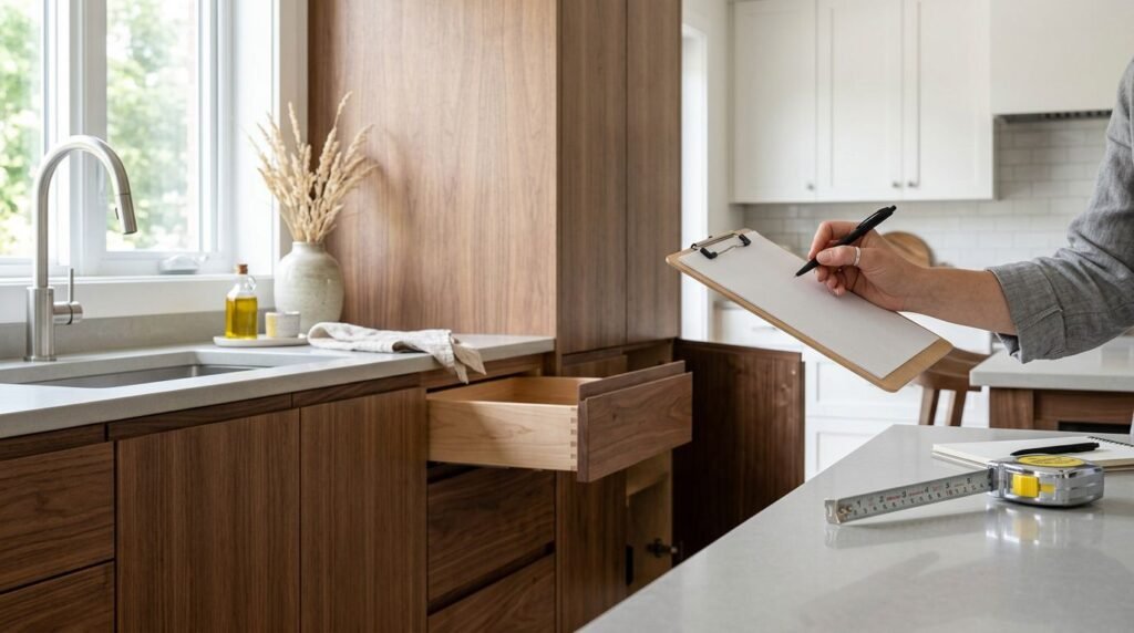 Cabinet Walkthrough Checklist Before Final Payment