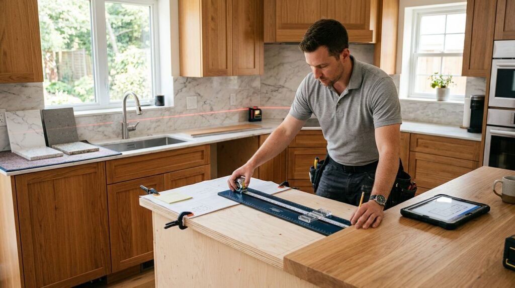 Countertop Templating After Cabinet Installation: What to Expect