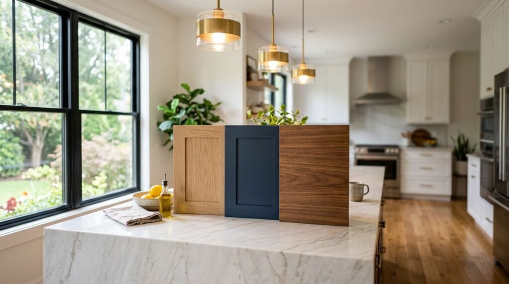 How to Compare Cabinet Door Samples at Home