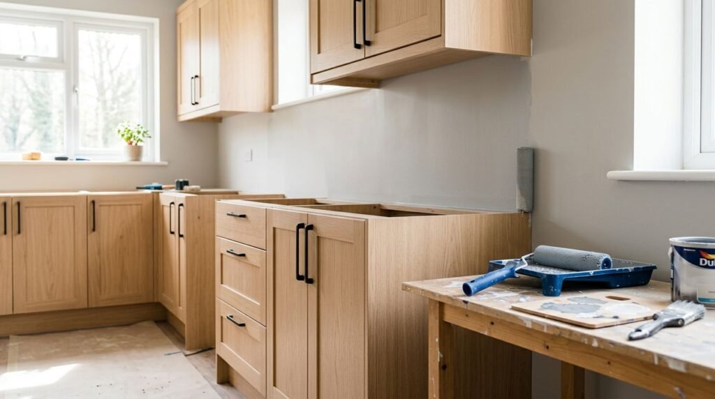 When to Paint Walls in a Cabinet Remodel