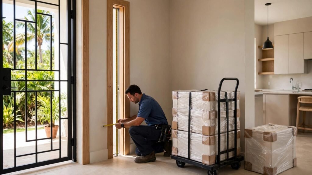 cabinet delivery access